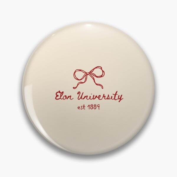 Item preview, coquette bow cursive Elon University est 1889 designed and sold by jessicaleah15.