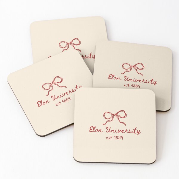 Item preview, coquette bow cursive Elon University est 1889 designed and sold by jessicaleah15.