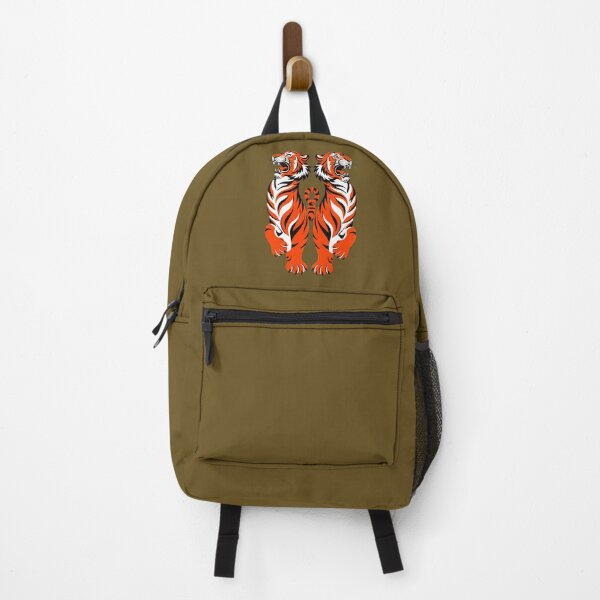 Item preview, Twin Roaring Tigers Tribal Tattoo Style designed and sold by VikArtStudio.