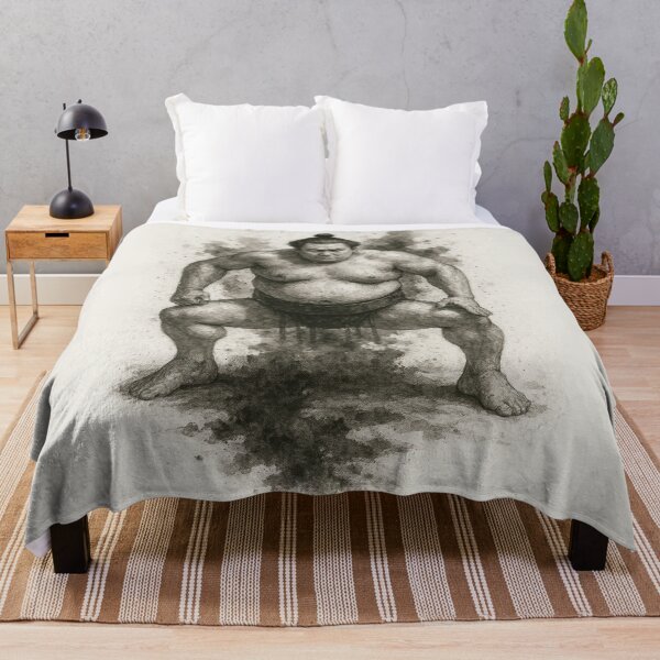 Item preview, Japanese Sumo Wrestler Ink Art designed and sold by Japanes Unique Shop.
