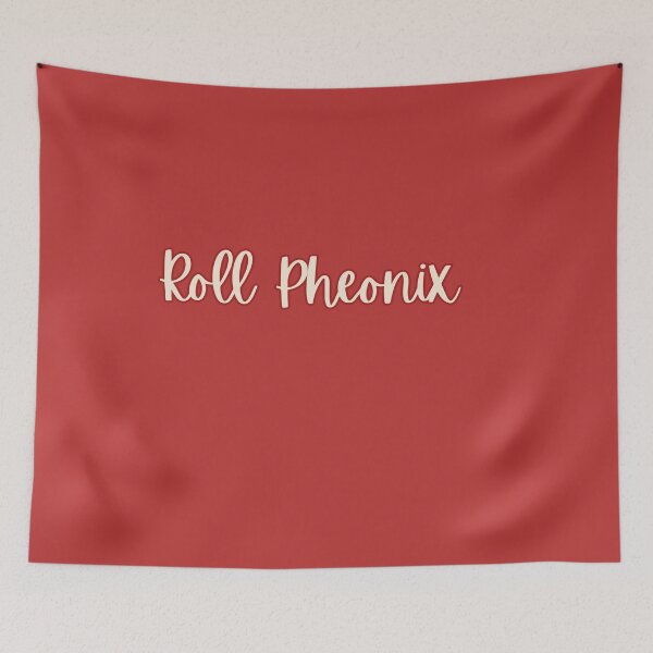 Item preview, cream and maroon cursive roll phoenix Elon University designed and sold by jessicaleah15.