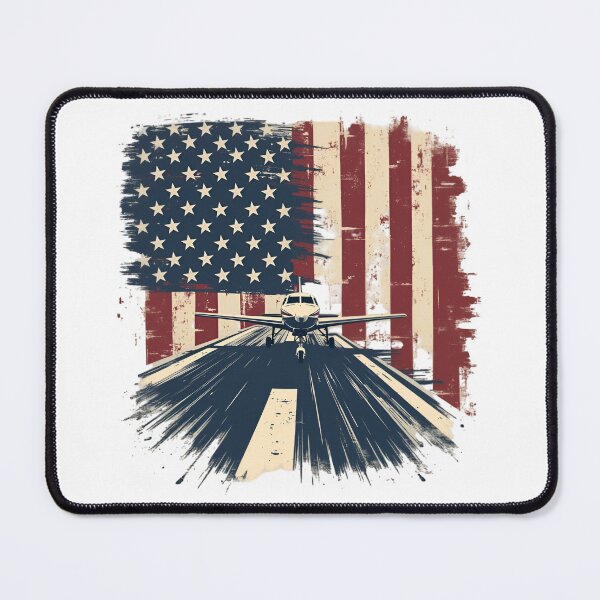 Item preview, Pilot Airplane American Flag Plane Aviation designed and sold by Blok45.