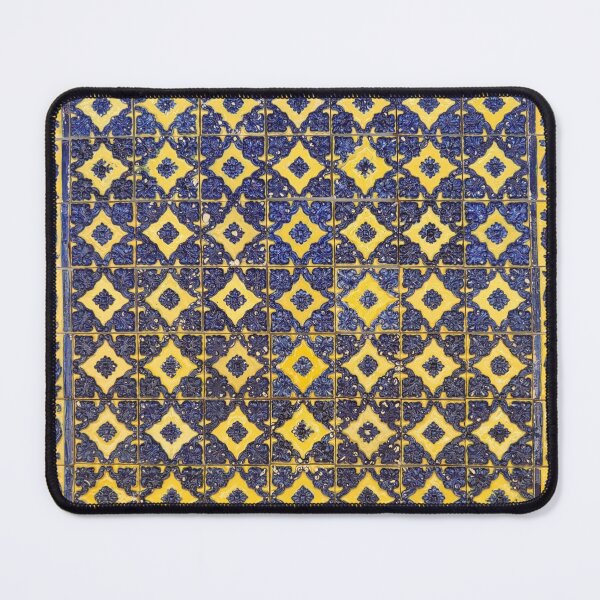 Item preview, Portuguese Tile: Yellow & Blue Tile Art designed and sold by talescreator.