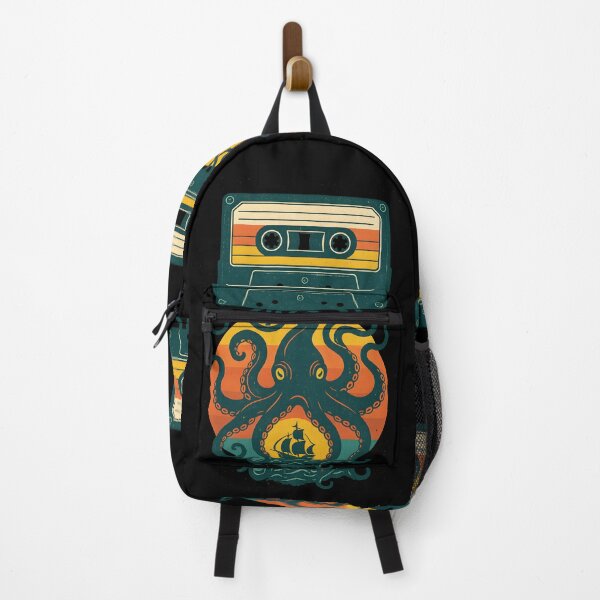 Item preview, Cassette Kraken Retro Monster. Analog Audio designed and sold by Shoot-The-Moon.