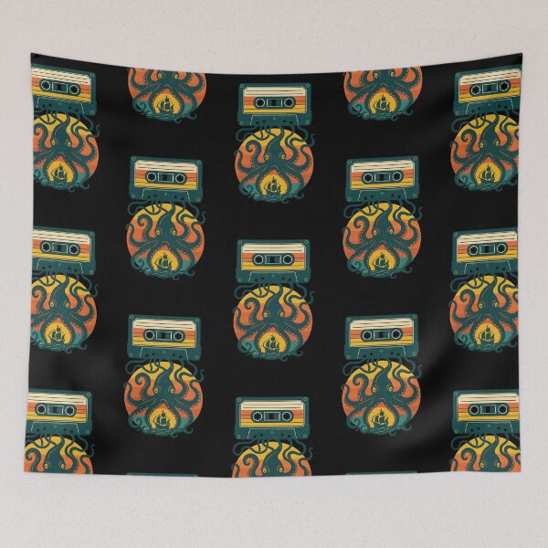 Item preview, Cassette Kraken Retro Monster. Analog Audio  designed and sold by Shoot-The-Moon.