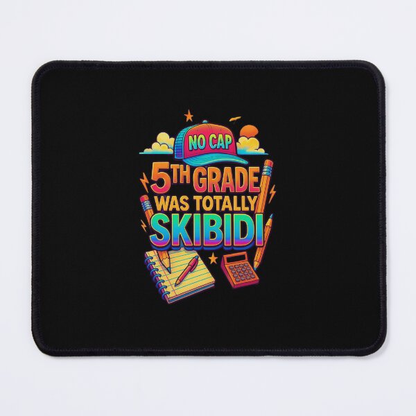 Item preview, No Cap 5th Grade Was Totally Skibidi designed and sold by TrendsLook.