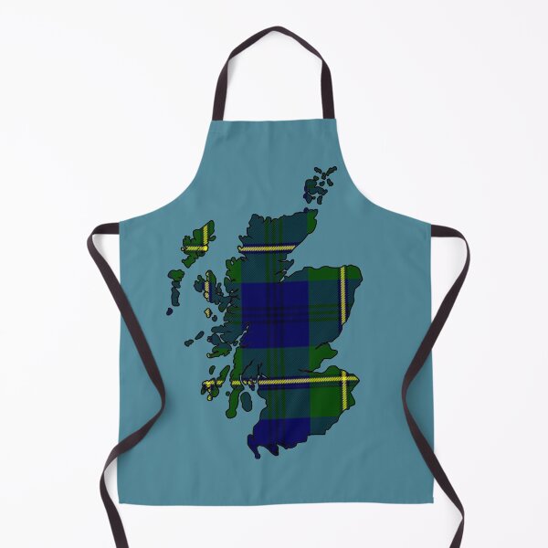 Item preview, Clan Johnstone Modern Tartan Scotland Map designed and sold by Truck Stop One.