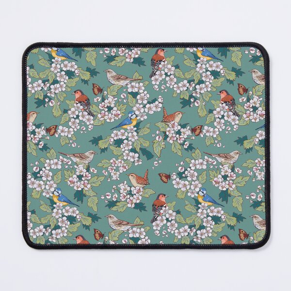 Item preview, Hawthorn Blossom and Hedgerow Birds designed and sold by Angie Spurgeon.
