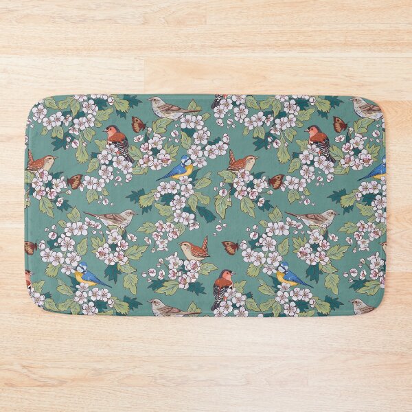 Item preview, Hawthorn Blossom and Hedgerow Birds designed and sold by Angie Spurgeon.