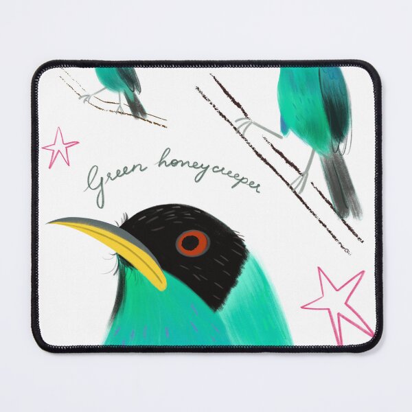 Item preview, Green honeycreeper designed and sold by HemasDesignLab.