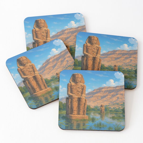 Item preview, The Colossi of Memnon in Flood designed and sold by KAI-Studio.