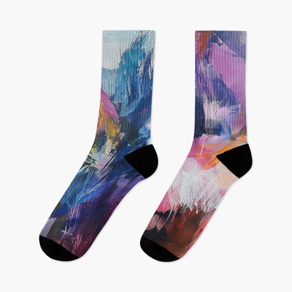 Item preview, abstract painting showcases a symphony of vibrant colors. designed and sold by CheerForGoods.