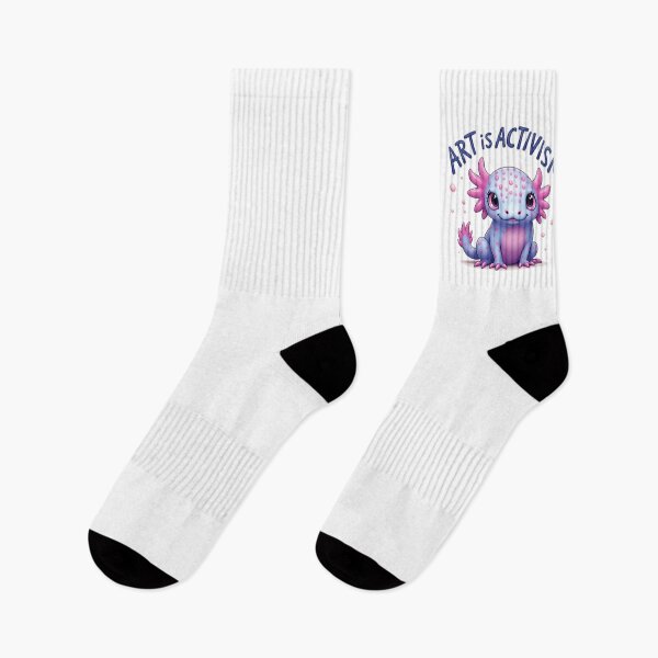 Item preview, Cute Axolotl Art Is Activism designed and sold by RetroPop23.
