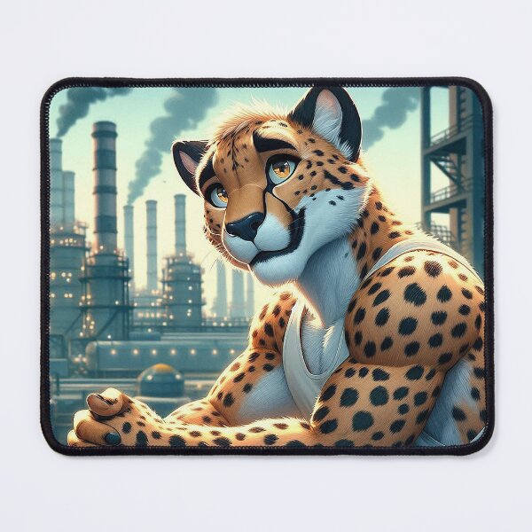 Item preview, Watchful Cheetah Between Shifts designed and sold by nikkolaus.