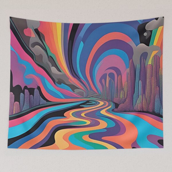 Item preview, Psychedelic Urban Tactical Camo in Cold Grey designed and sold by CamouflageLab.