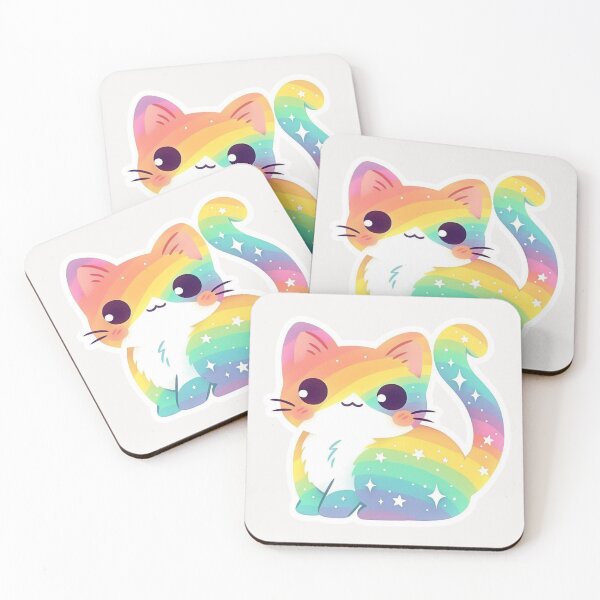 Item preview, Rainbow cat designed and sold by MendaciousMina.