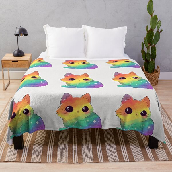 Item preview, Rainbow cat designed and sold by MendaciousMina.