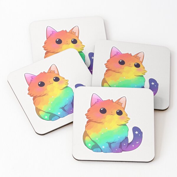 Item preview, Rainbow cat designed and sold by MendaciousMina.