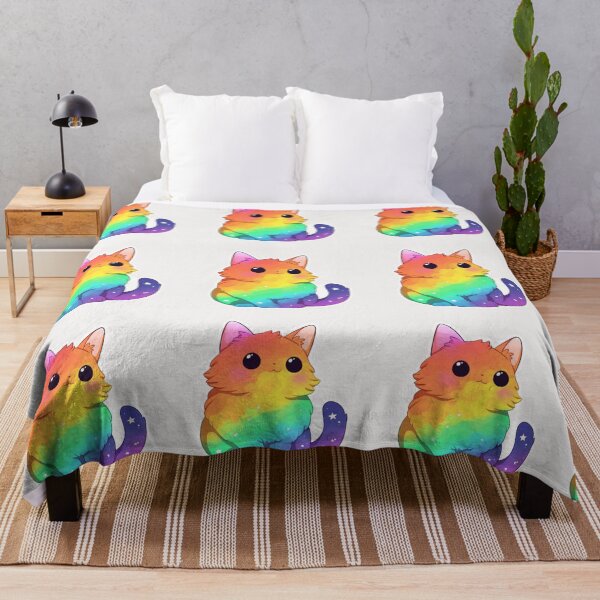 Item preview, Rainbow cat designed and sold by MendaciousMina.