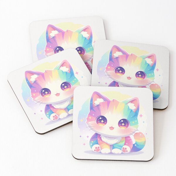 Item preview, Rainbow cat designed and sold by MendaciousMina.