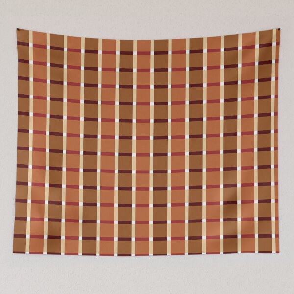 Item preview, Autumn Colour Gingham Pattern designed and sold by Studio of Shapes and Spectrum.