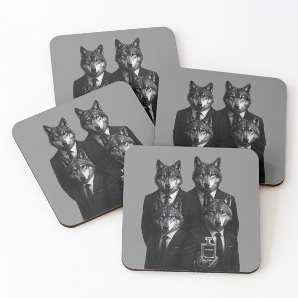 Item preview, Wolves. Aftershave advertisement. Instinct. designed and sold by Shoot-The-Moon.