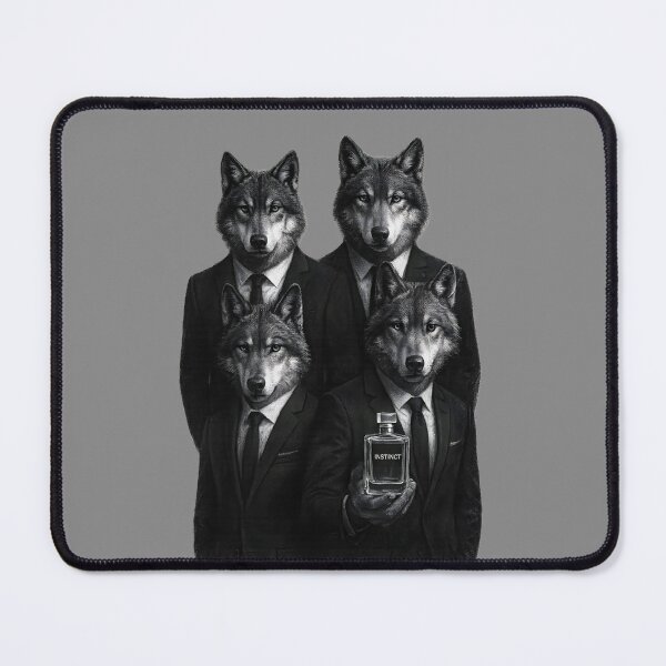 Item preview, Wolves. Aftershave advertisement. Instinct. designed and sold by Shoot-The-Moon.