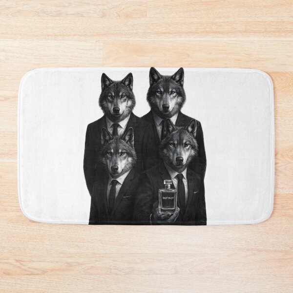 Item preview, Wolves. Aftershave advertisement. Instinct. designed and sold by Shoot-The-Moon.