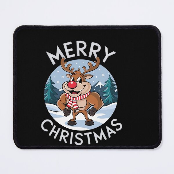 Item preview, Flexing Festive Reindeer designed and sold by Tee Studio.