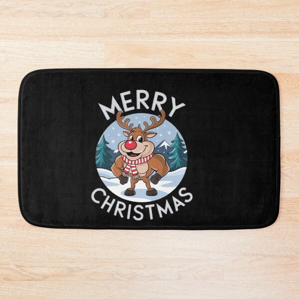 Item preview, Flexing Festive Reindeer designed and sold by Tee Studio.