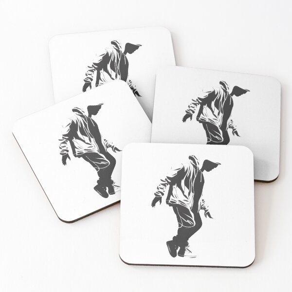Item preview, Urban Flow: Dynamic Male Street Dancer Silhouette designed and sold by ShadowAndSlate.