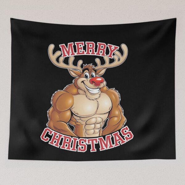Item preview, Santa’s Strongest Helper designed and sold by Tee Studio.