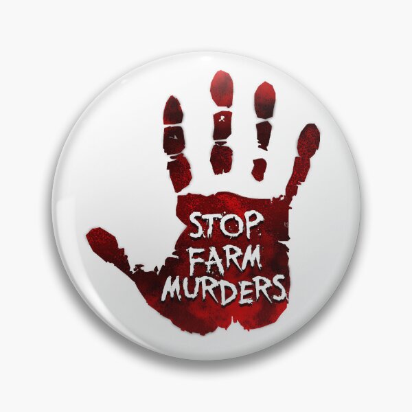 Item preview, Stop Farm Murders - Bloody Hand Genocide designed and sold by arendbotha.