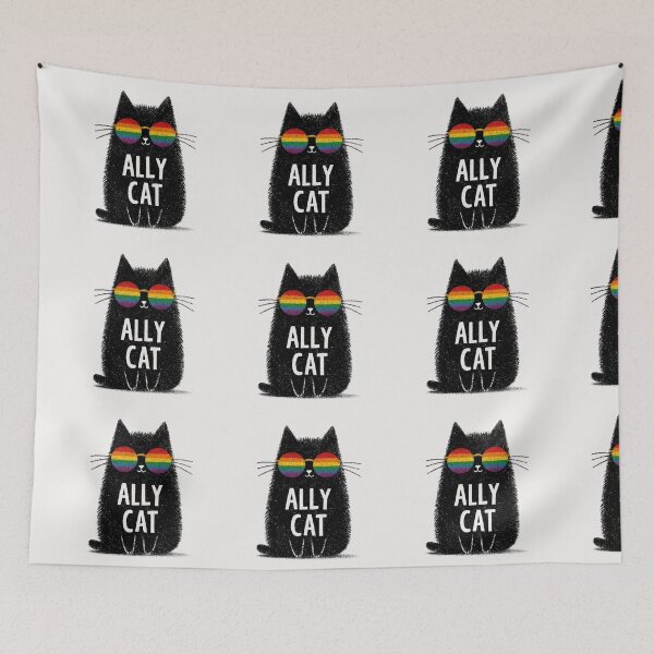 Item preview, Rainbow ally cat designed and sold by MendaciousMina.