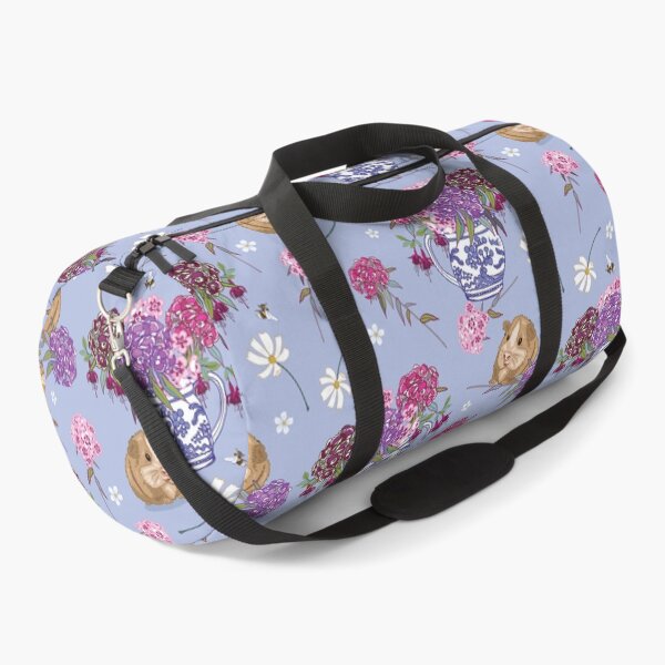 Item preview, Guinea Pig and Sweet Williams Light Blue designed and sold by Angie Spurgeon.