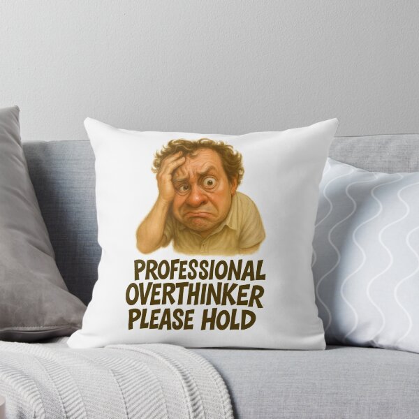 Item preview, Professional Overthinker – Funny Realistic Caricature Design designed and sold by lamp148.