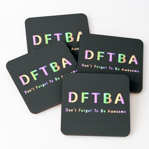 Item preview, DFTBA (don’t forget to be awesome) designed and sold by Amanda1775.