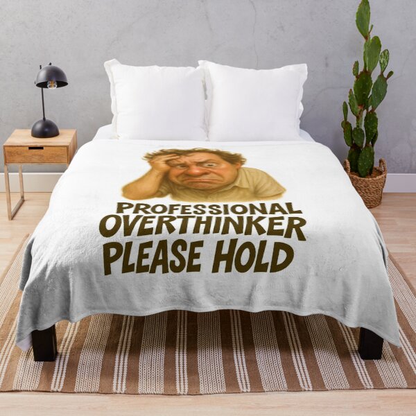 Item preview, Professional Overthinker – Funny Realistic Caricature Design designed and sold by lamp148.