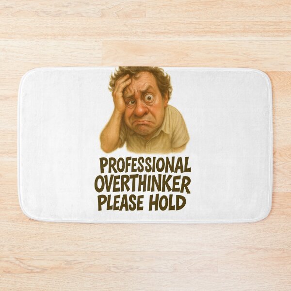 Item preview, Professional Overthinker – Funny Realistic Caricature Design designed and sold by lamp148.