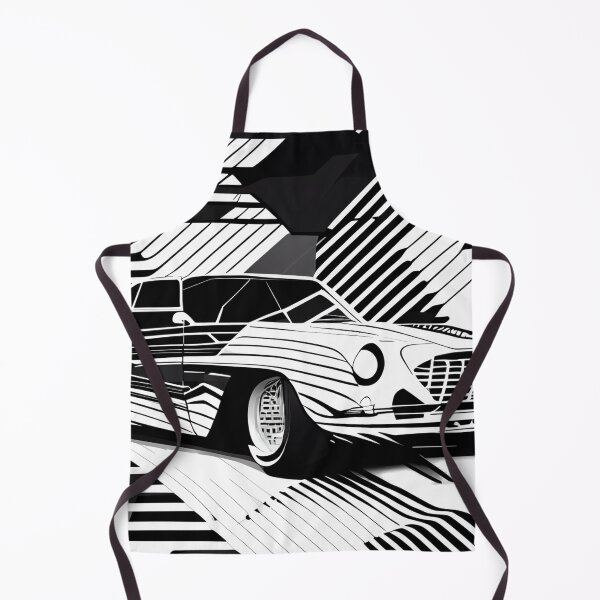 Item preview, Retro Speed: Abstract Classic Car Art designed and sold by ShadowAndSlate.