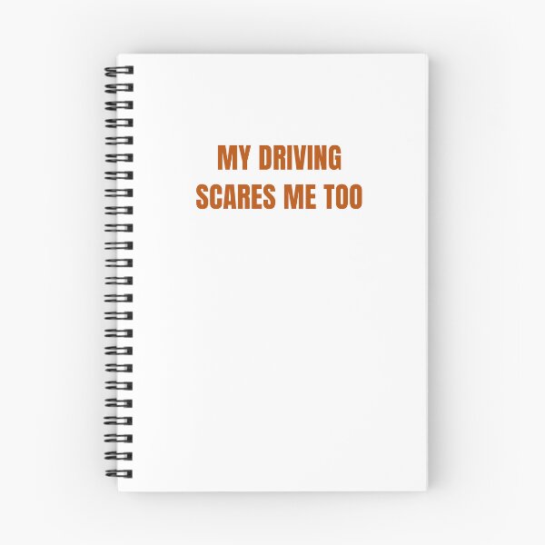 Item preview, My Driving Scares Me Too - Learner Life (Burnt Orange Text) designed and sold by IgnitionWorks.