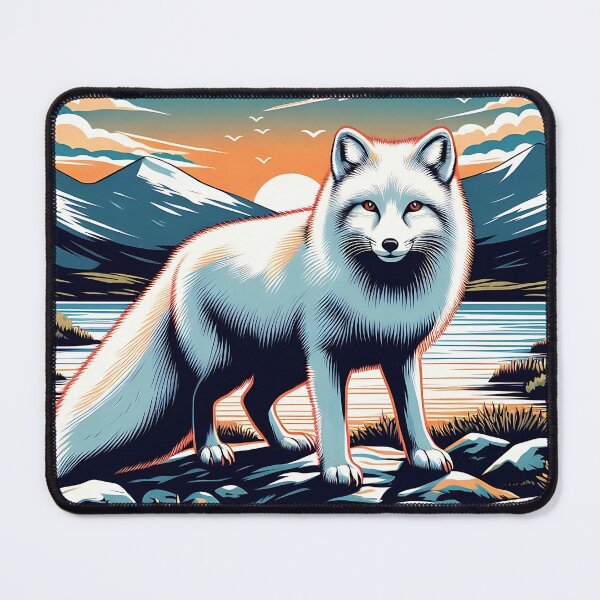 Item preview, Arctic Fox Art #2 | Fox Lovers designed and sold by ksgraphics222.