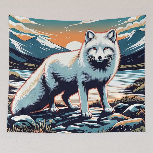 Item preview, Arctic Fox Art #2 | Fox Lovers designed and sold by ksgraphics222.