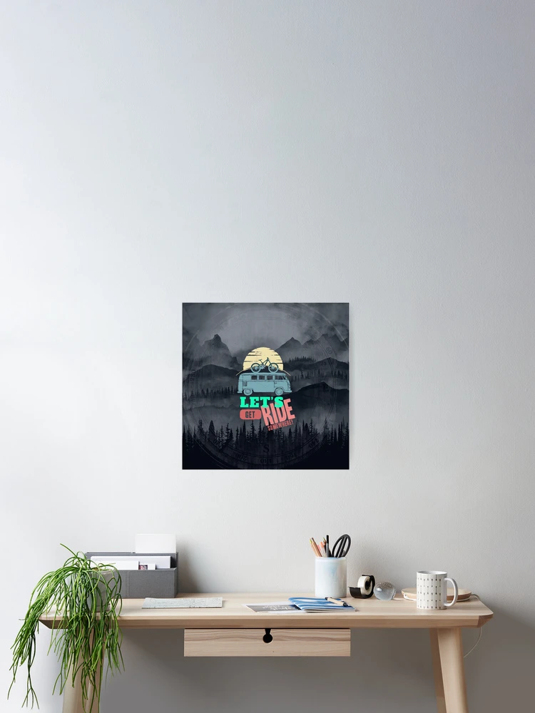 Thumbnail 2 of 3, Poster, Lets Ride designed and sold by tabemisa.