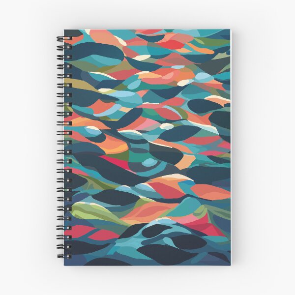 Item preview,  rippling abstract colourful patterns waves designed and sold by funahoe.