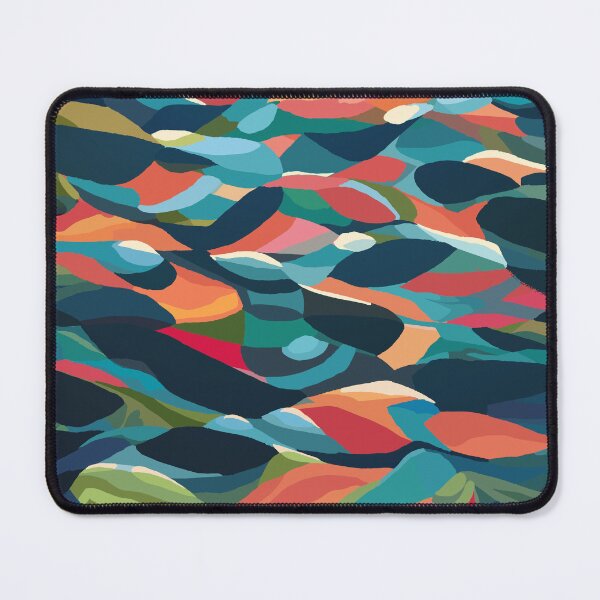 Item preview,  rippling abstract colourful patterns waves designed and sold by funahoe.