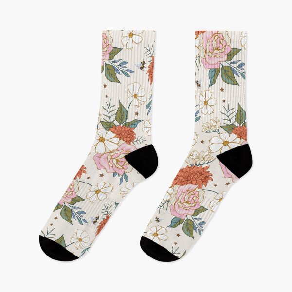 Item preview, Retro Roses on Ivory designed and sold by Angie Spurgeon.