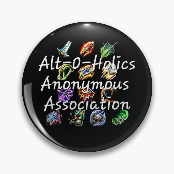 Item preview, Alt-O-Holics designed and sold by TheGuildies.