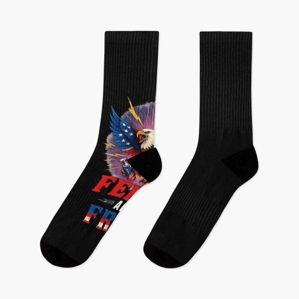 Item preview, Feral And Free American Flag Eagle Patriotic 4th of July designed and sold by MOHITSALVI.