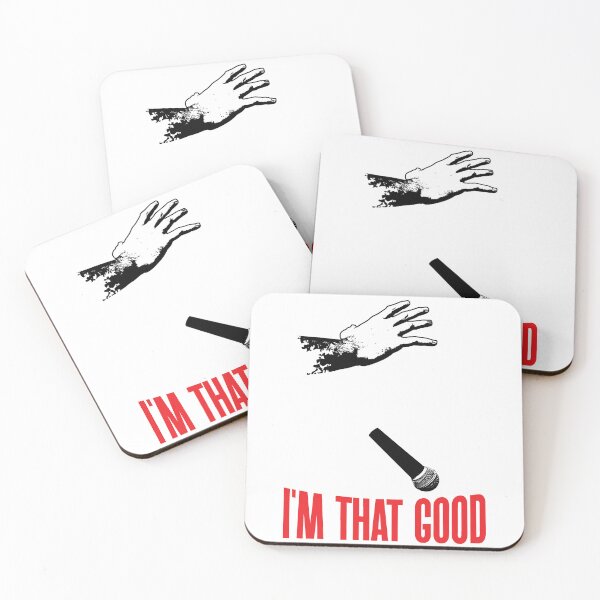 Item preview, Mic Drop I'm That Good  -  Red Font  designed and sold by Bite Me T-Shirts.